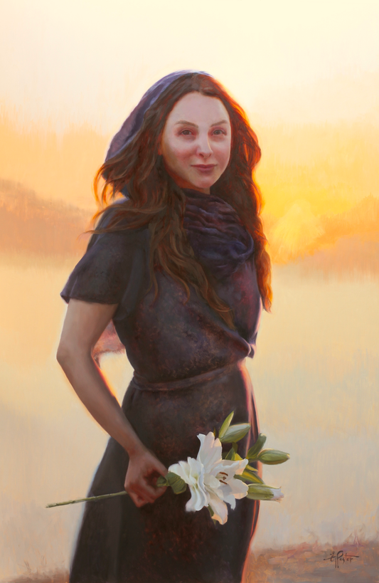 "Mary Overshadowed" Print 16" x 24"